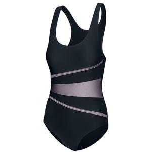 Купальник закритий для жінок Aqua Speed STELLA LADY 8662 чорний, сірий жіночий